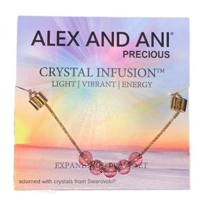 🌞🌴B1G2 FREE🌞🌴 Alex & Ani Crystal Infusion Antique Pink Bracelet
